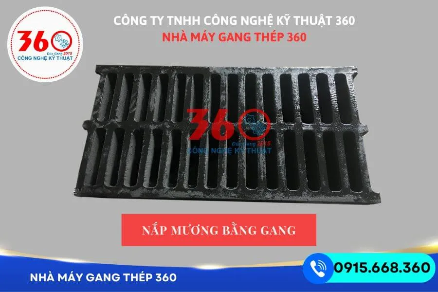 Sản xuất nắp mương bằng gang tại Bến Tre