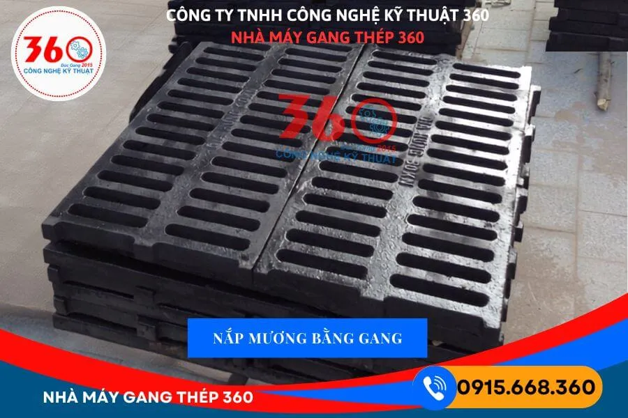 Sản xuất nắp mương bằng gang tại Bến Tre
