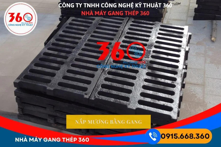 Sản xuất nắp mương bằng gang tại Bình Phước