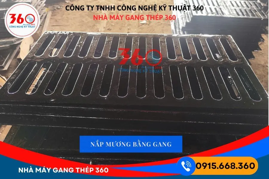 Sản xuất nắp mương bằng gang tại Bình Phước