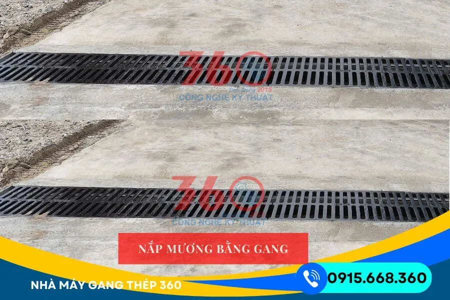 Sản xuất nắp mương bằng gang tại Bình Phước