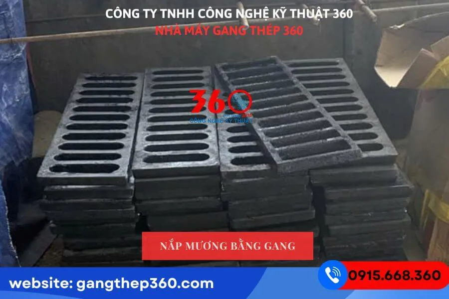 Sản xuất nắp mương bằng gang tại Bình Phước