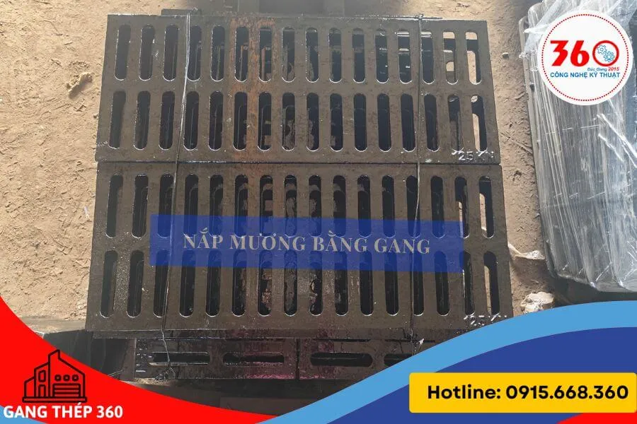 Sản xuất nắp mương bằng gang tại Bình Thuận