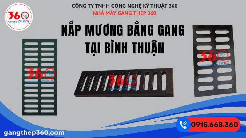 Sản xuất nắp mương bằng gang tại Bình Thuận
