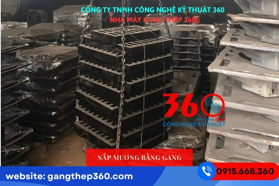 Sản xuất nắp mương bằng gang tại Bình Thuận