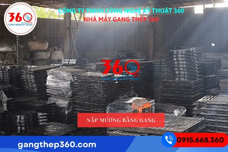 Sản xuất nắp mương bằng gang tại Cà Mau