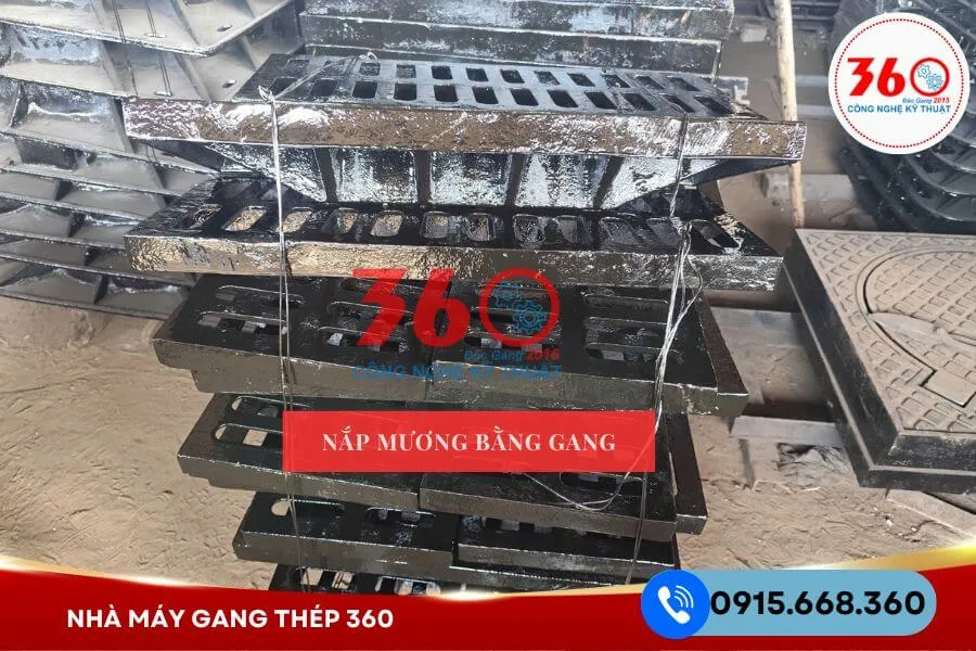 Sản xuất nắp mương bằng gang tại Cà Mau