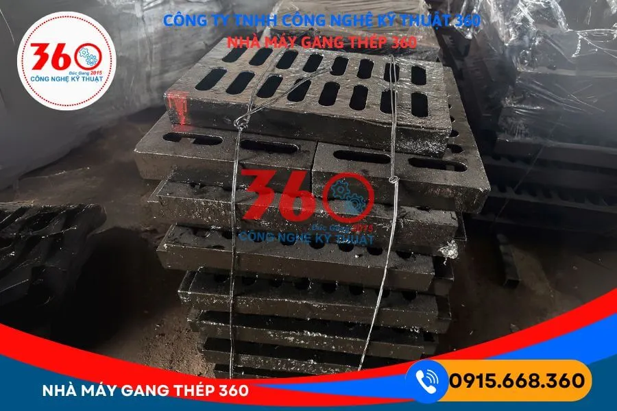 Sản xuất nắp mương bằng gang tại Cao Bằng