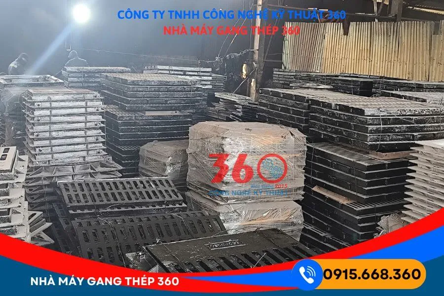 Sản xuất nắp mương bằng gang tại Cao Bằng