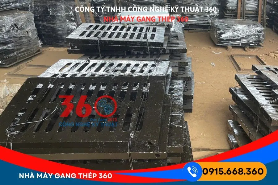 Sản xuất nắp mương bằng gang tại Điện Biên