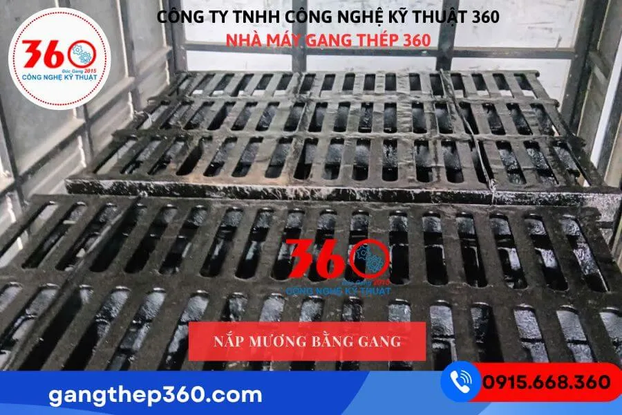 Sản xuất nắp mương bằng gang tại Đồng Tháp