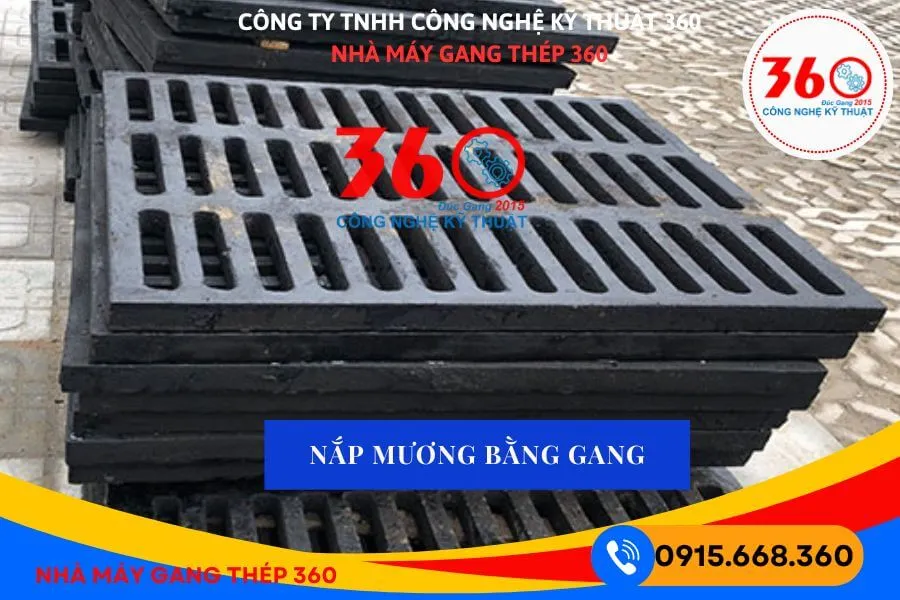 Sản xuất nắp mương bằng gang tại Đồng Tháp