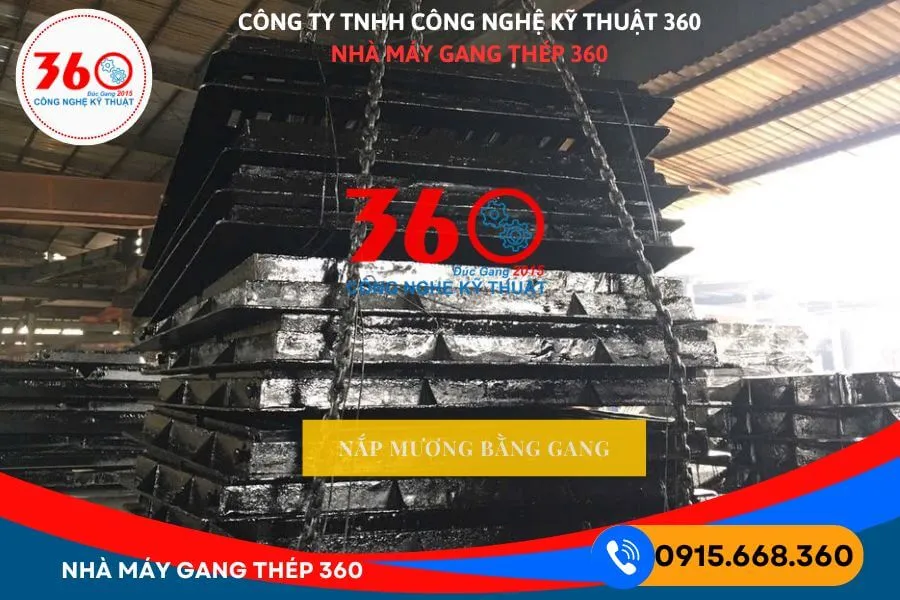 Sản xuất nắp mương bằng gang tại Đồng Tháp