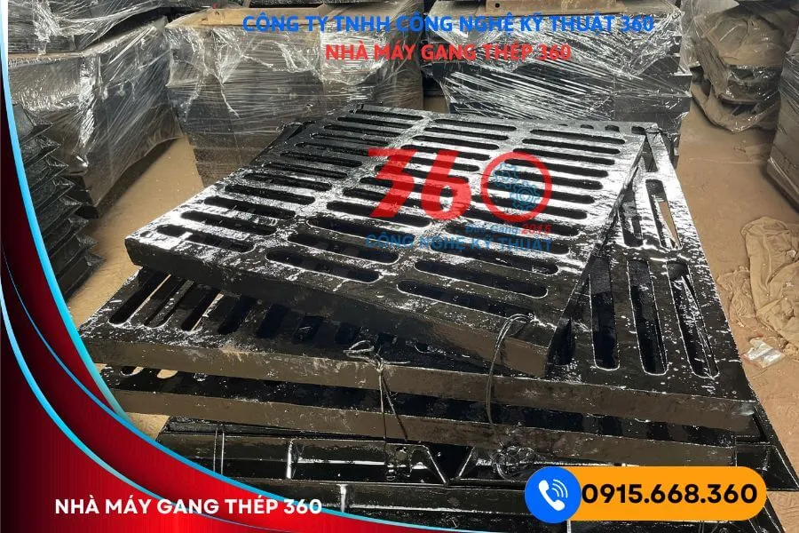 Sản xuất nắp mương bằng gang tại Hải Dương