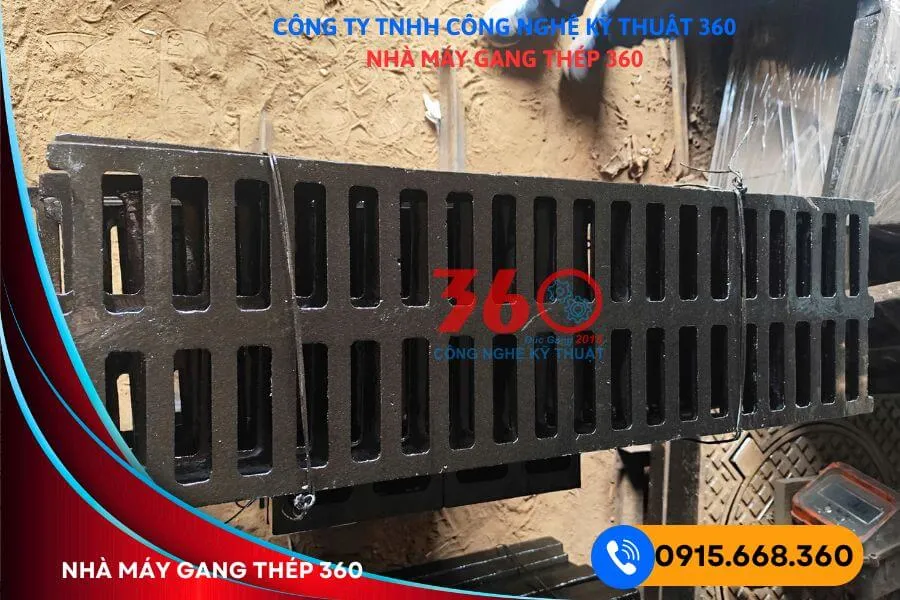 Sản xuất nắp mương bằng gang tại Hải Dương