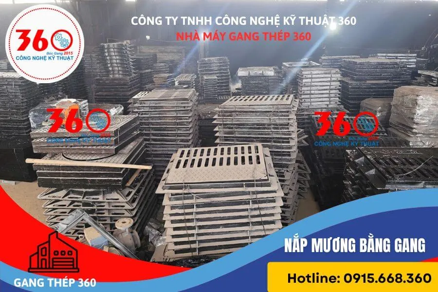 Sản xuất nắp mương bằng gang tại Hải Dương