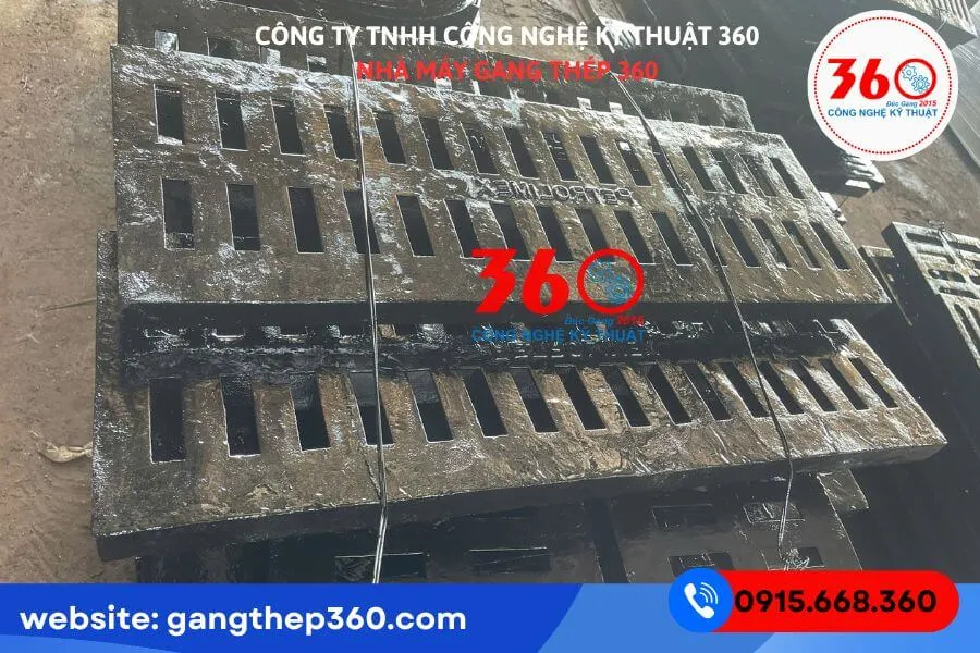 Sản xuất nắp mương bằng gang tại Huế