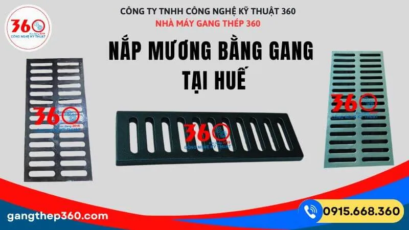 Sản xuất nắp mương bằng gang tại Huế