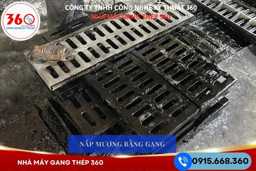 Sản xuất nắp mương bằng gang tại Lâm Đồng