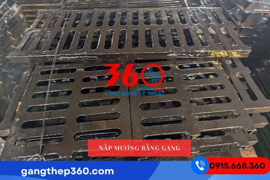 Sản xuất nắp mương bằng gang tại Long An