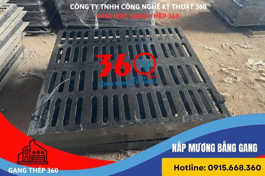 Sản xuất nắp mương bằng gang tại Nam Định