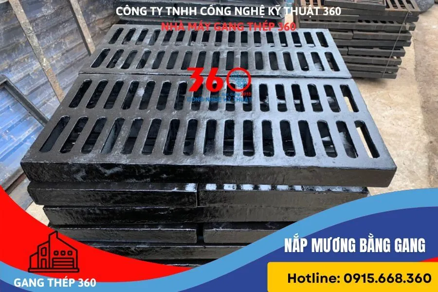 Sản xuất nắp mương bằng gang tại Nam Định