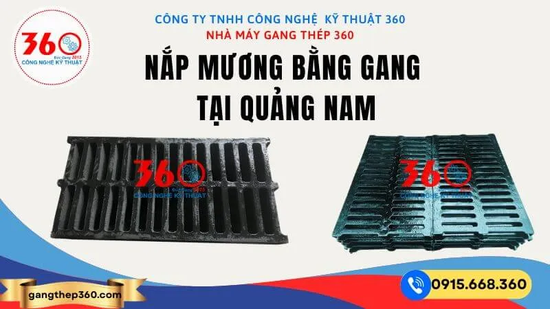 Sản xuất nắp mương bằng gang tại Quảng Nam