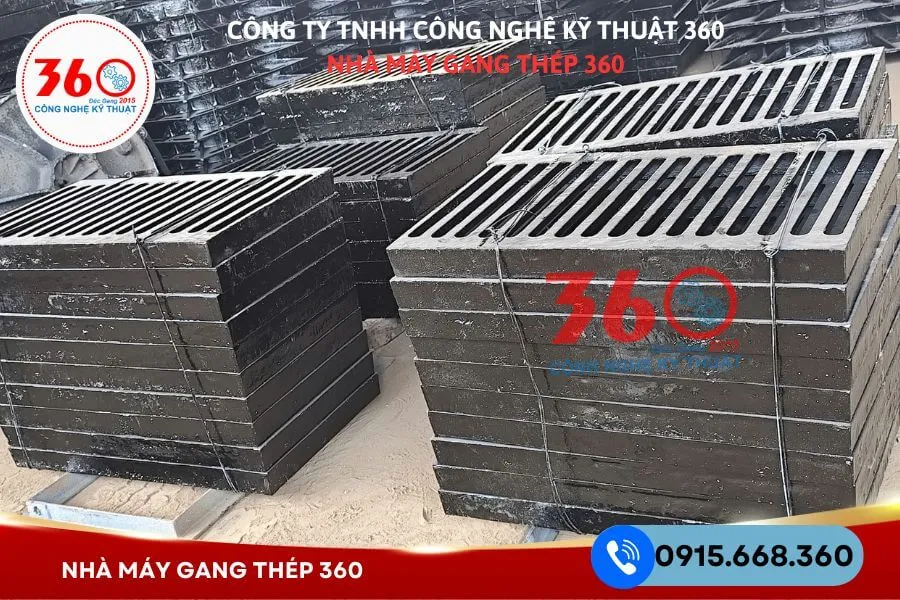 Sản xuất nắp mương bằng gang tại Quảng Ngãi