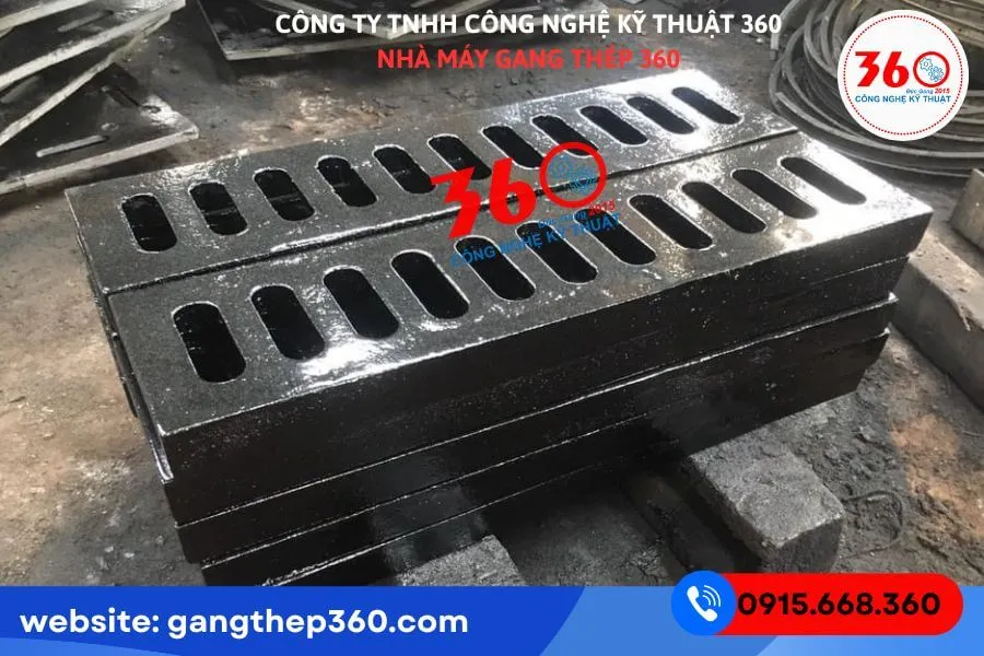 Sản xuất nắp mương bằng gang tại Quảng Ngãi