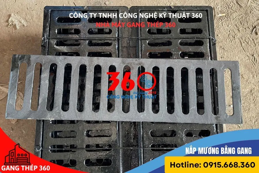 Sản xuất nắp mương bằng gang tại Thái Bình