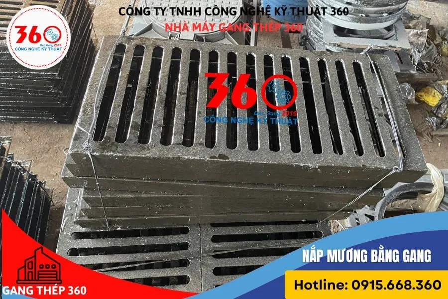Sản xuất nắp mương bằng gang tại Thái Bình