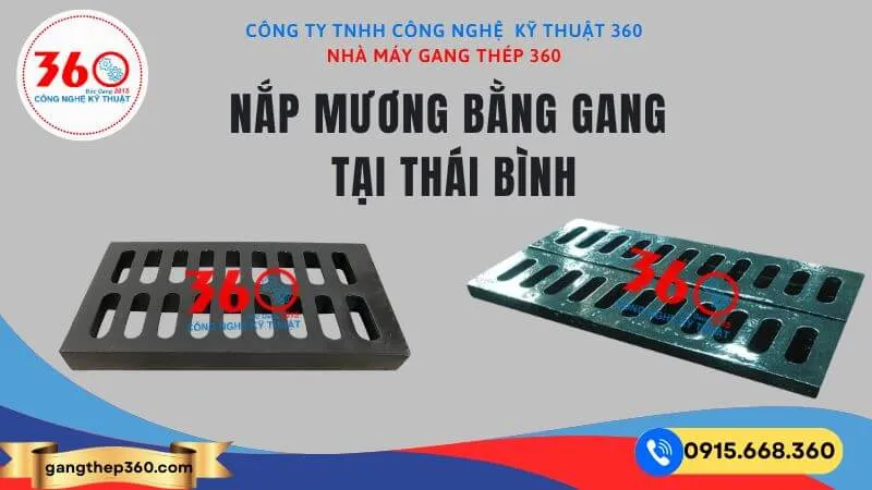 Sản xuất nắp mương bằng gang tại Thái Bình