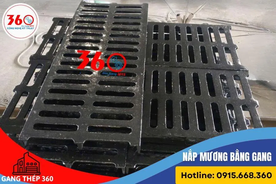Sản xuất nắp mương bằng gang tại Thái Bình