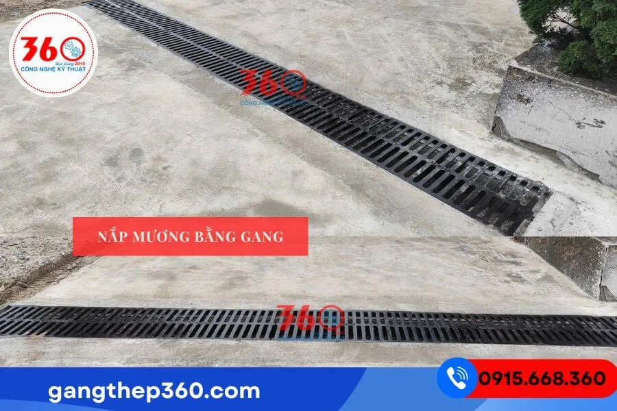 Sản xuất nắp mương bằng gang tại Tiền Giang