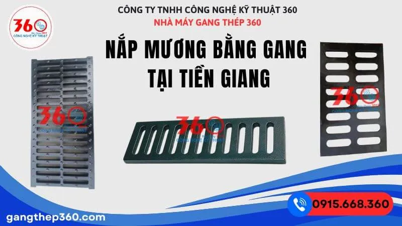 Sản xuất nắp mương bằng gang tại Tiền Giang