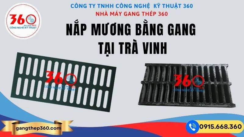 Sản xuất nắp mương bằng gang tại Trà Vinh