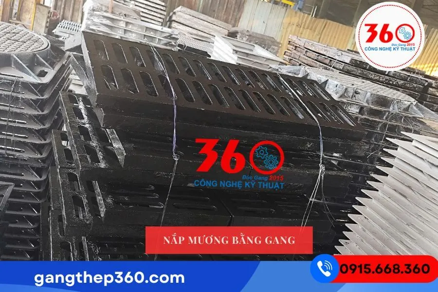 Sản xuất nắp mương bằng gang tại Trà Vinh