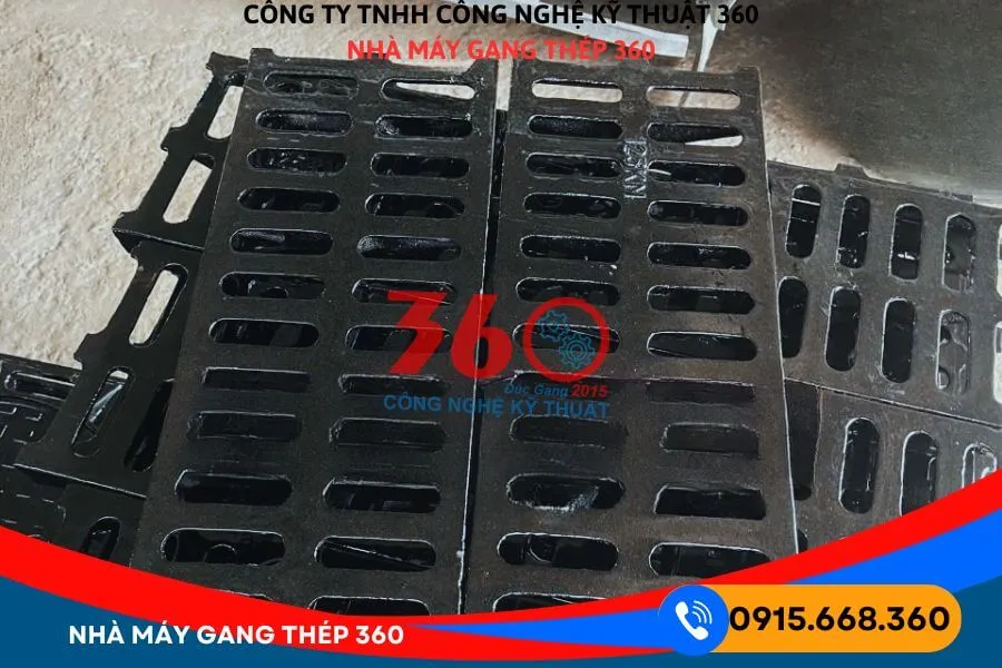 Sản xuất nắp mương bằng gang tại Vĩnh Phúc