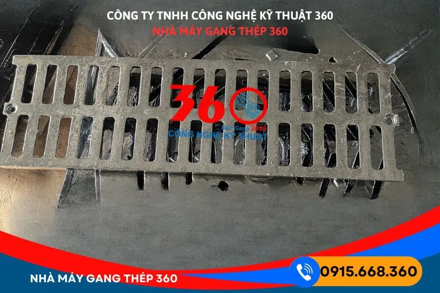Sản xuất nắp mương bằng gang tại Vĩnh Phúc