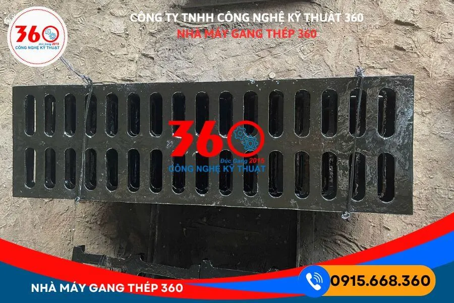 Sản xuất nắp mương bằng gang tại Vĩnh Phúc