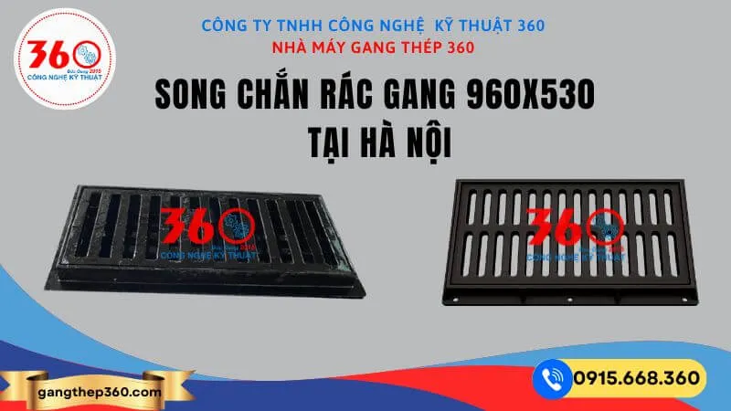 Song chắn rác gang 960x530 tại Hà Nội