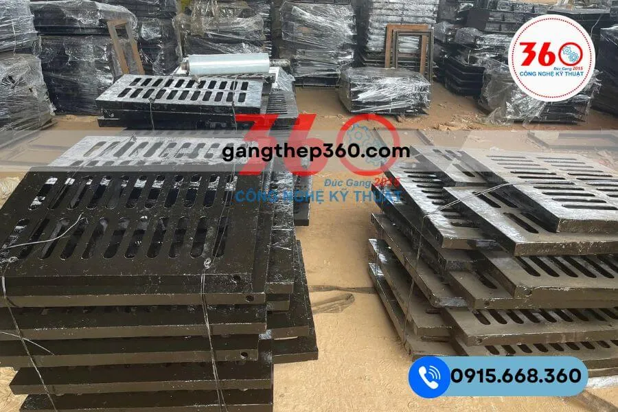 Song chắn rác gang cầu Hà Nội