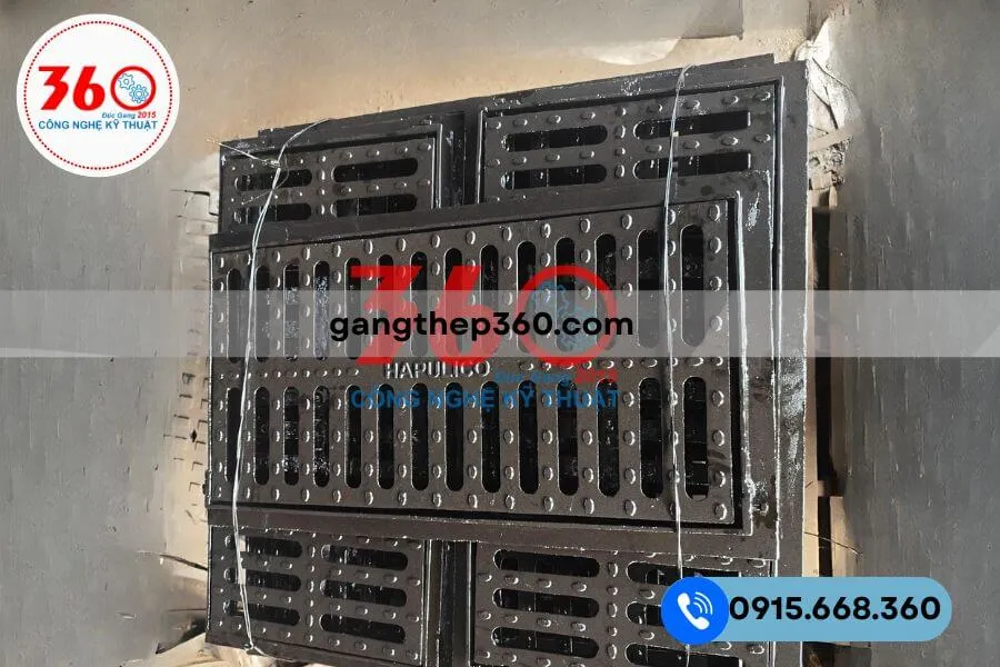 Song chắn rác gang cầu Hà Nội