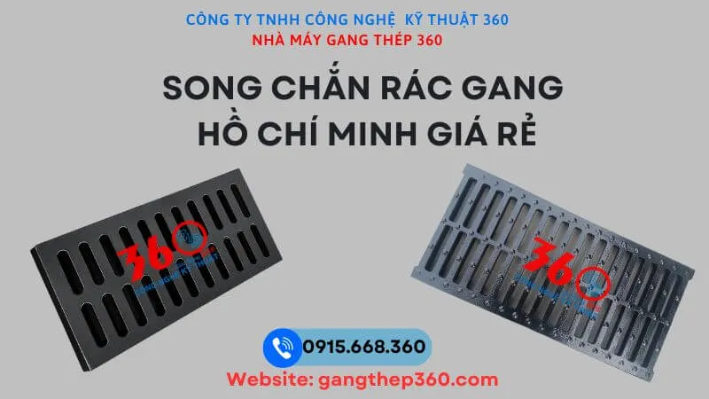 Song chắn rác gang Hồ Chí Minh giá rẻ