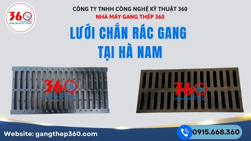 Lưới chắn rác gang tại Hà Nam