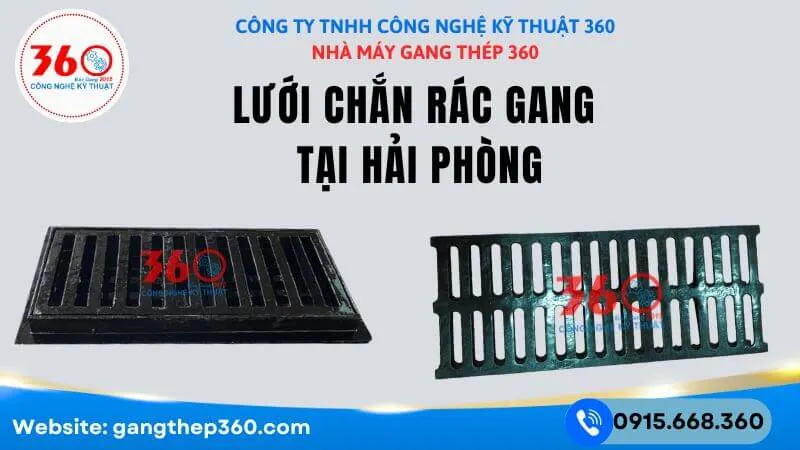 Lưới chắn rác gang tại Hải Phòng