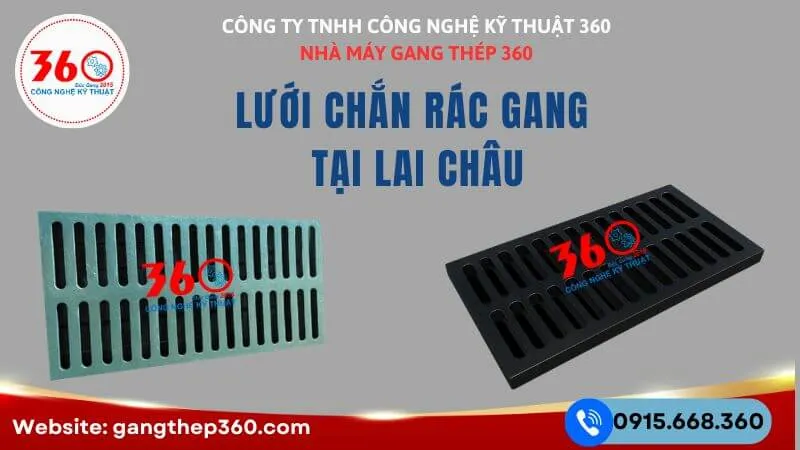 Lưới chắn rác gang tại Lai Châu