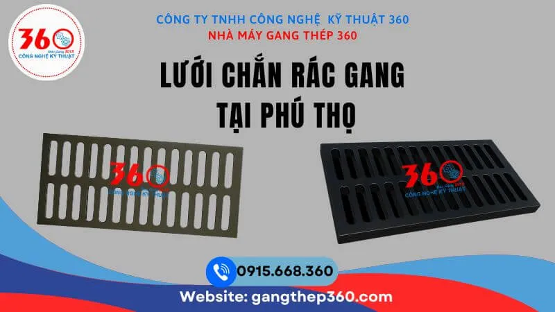 Lưới chắn rác gang tại Phú Thọ