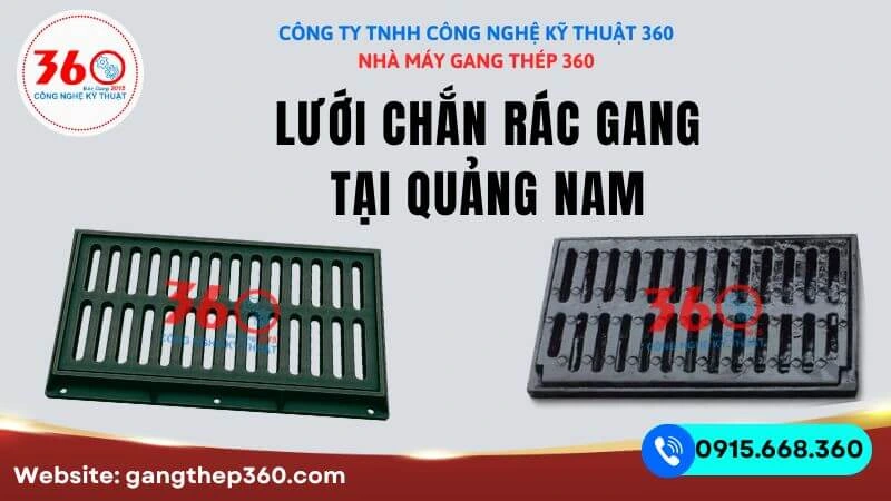 Lưới chắn rác gang tại Quảng Nam