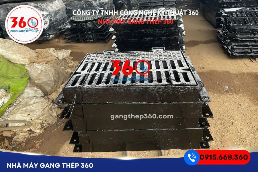 Lưới chắn rác gang tại Quảng Ngãi